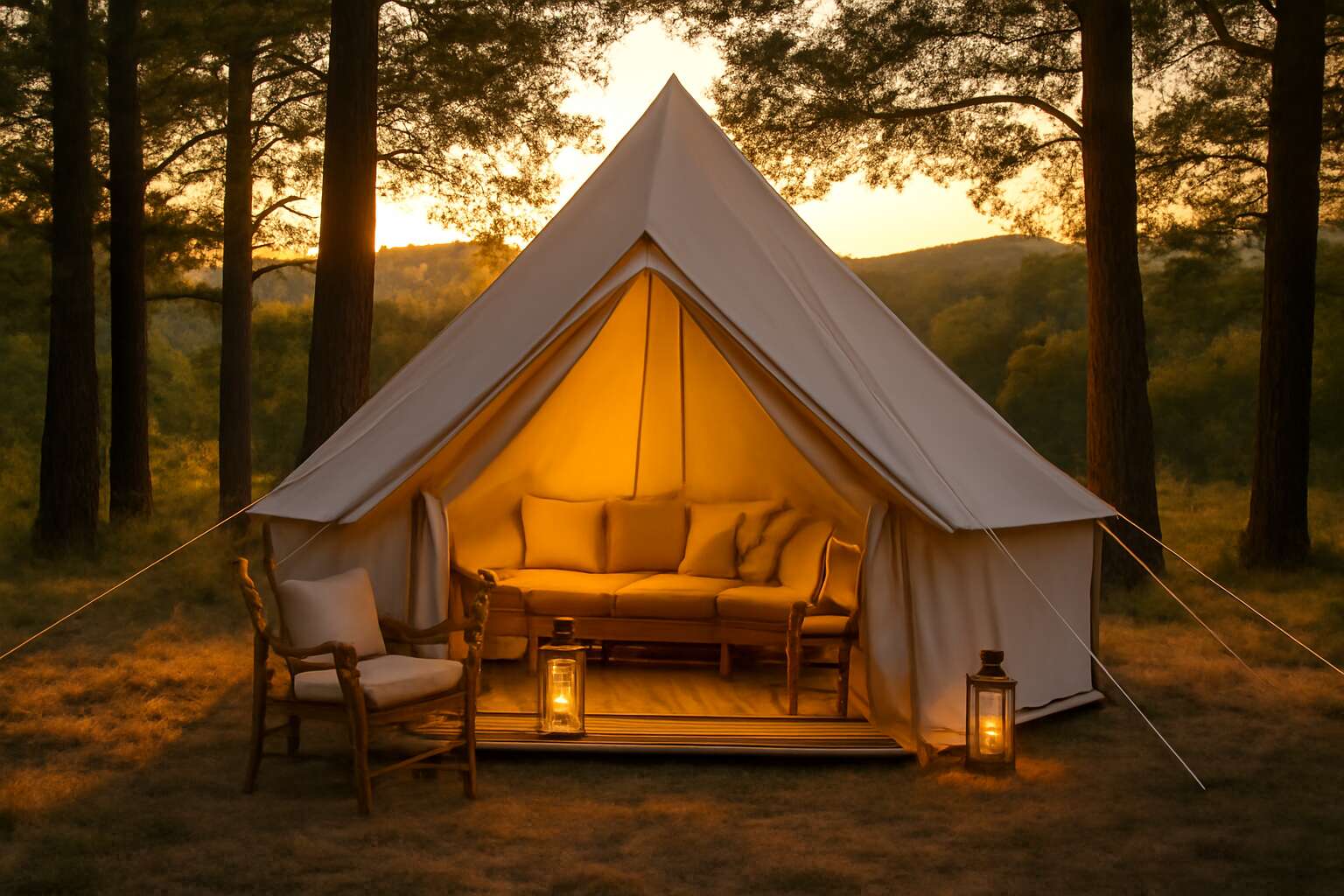 luxury camping tents