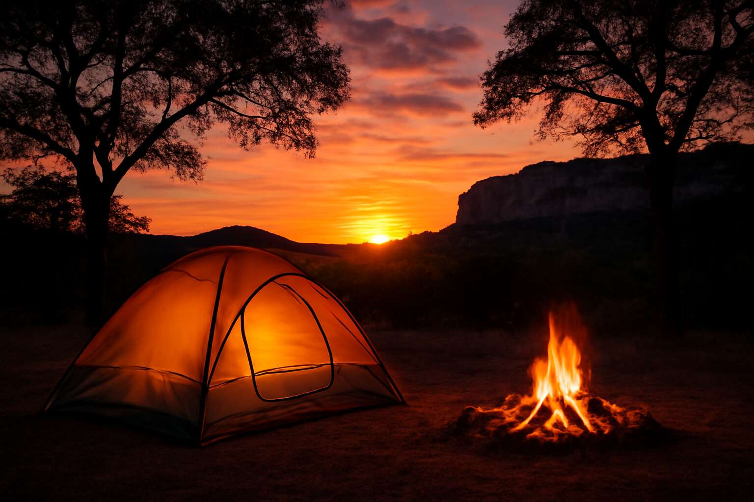 best tent camping near austin