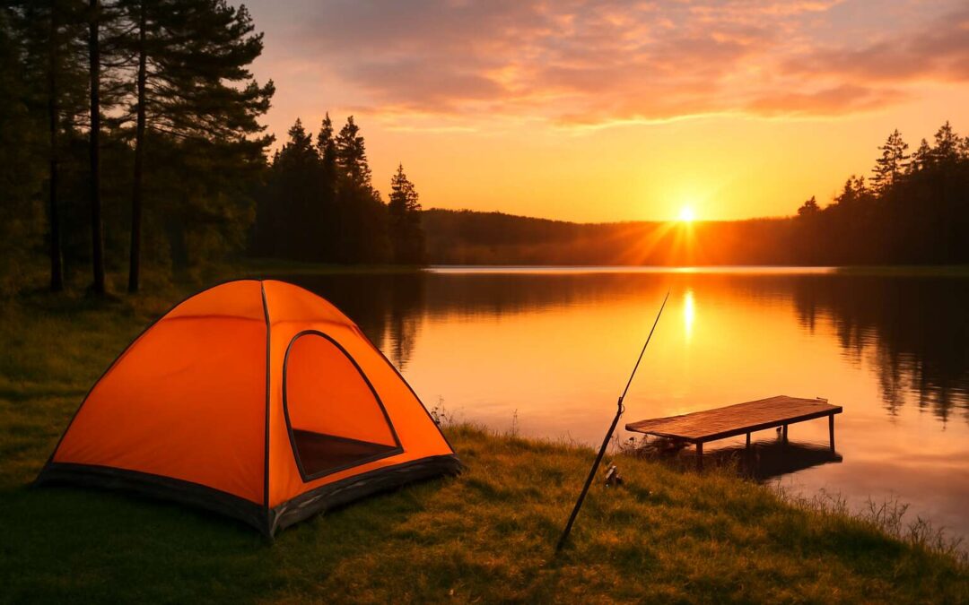 Discover the best tent camping and fishing near me for legendary sunsets and big catches.