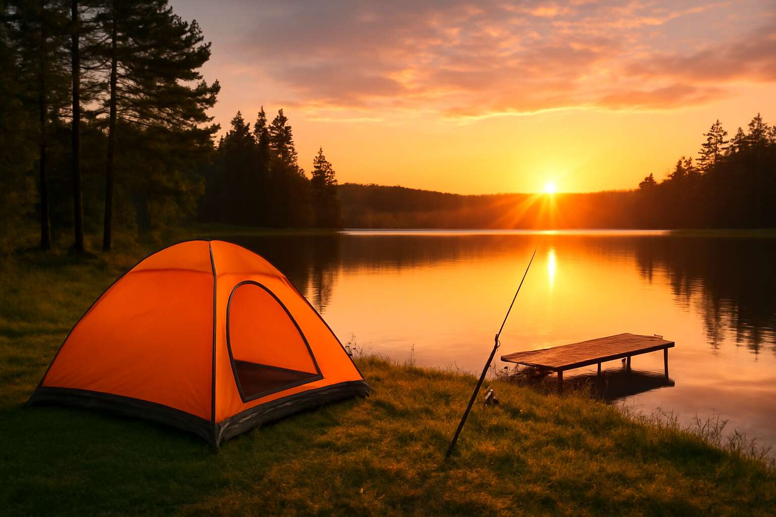 best tent camping and fishing near me