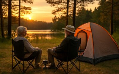 Enjoy the Outdoors: tent camping for seniors with comfort, safety, and simplicity.