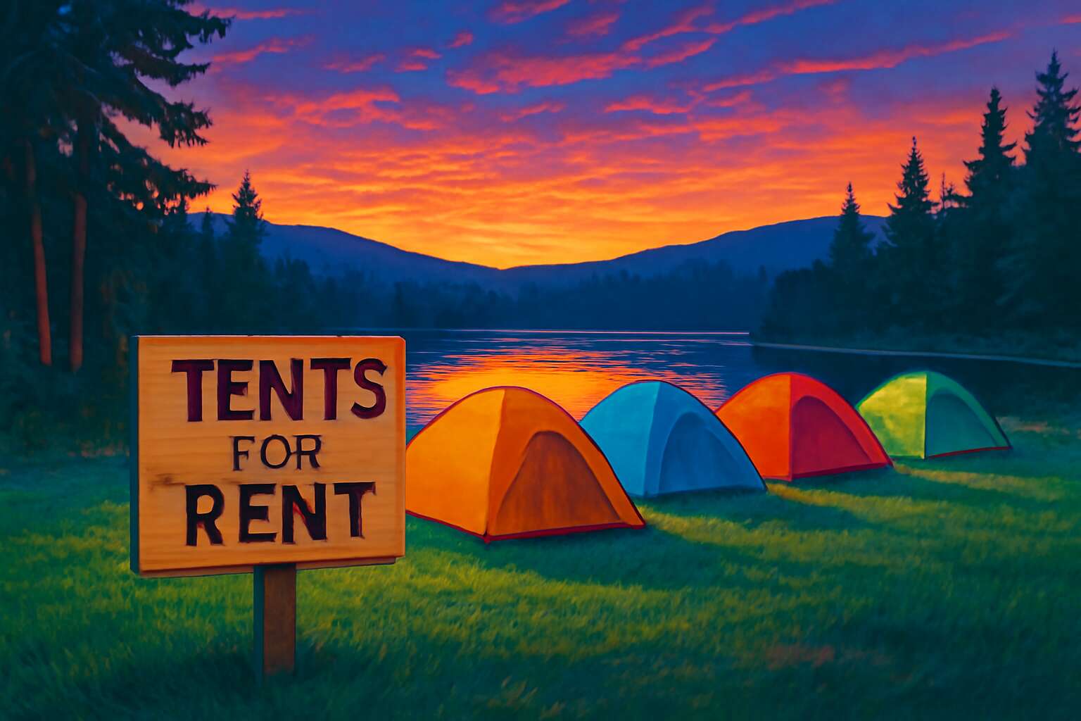camping tents on rent