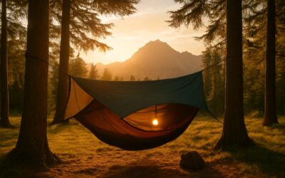 Escape to hammock tent camping: sleep elevated, sunny, and serene under the stars