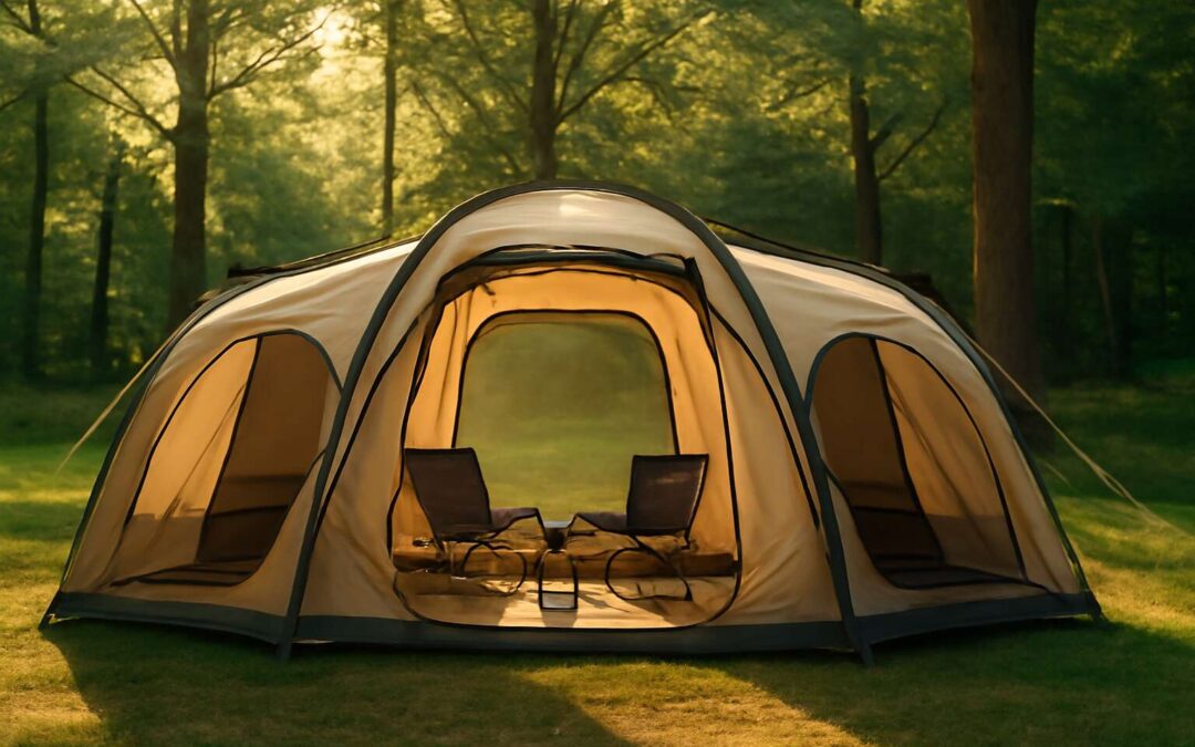 Adventure-ready camping with camping tent 3 bedroom for upgraded outdoor stays