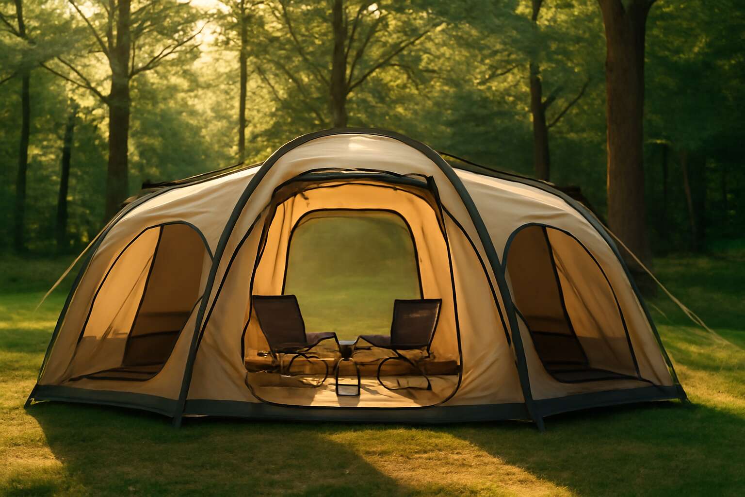 camping tent 3 bedroom