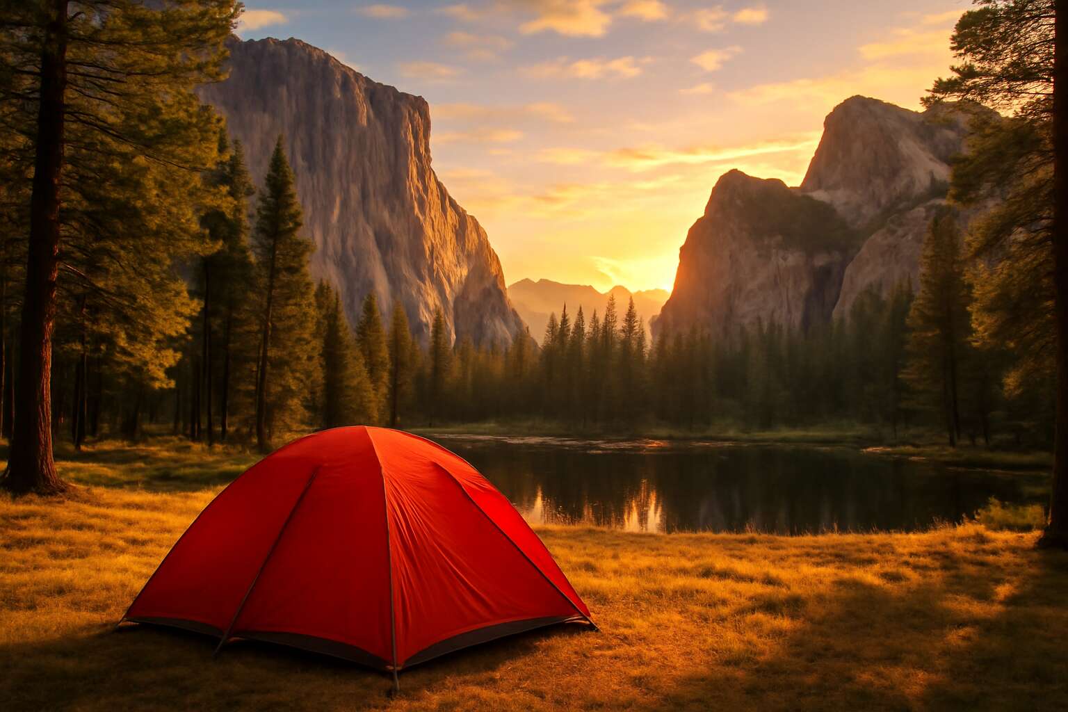 tent camping yosemite national park