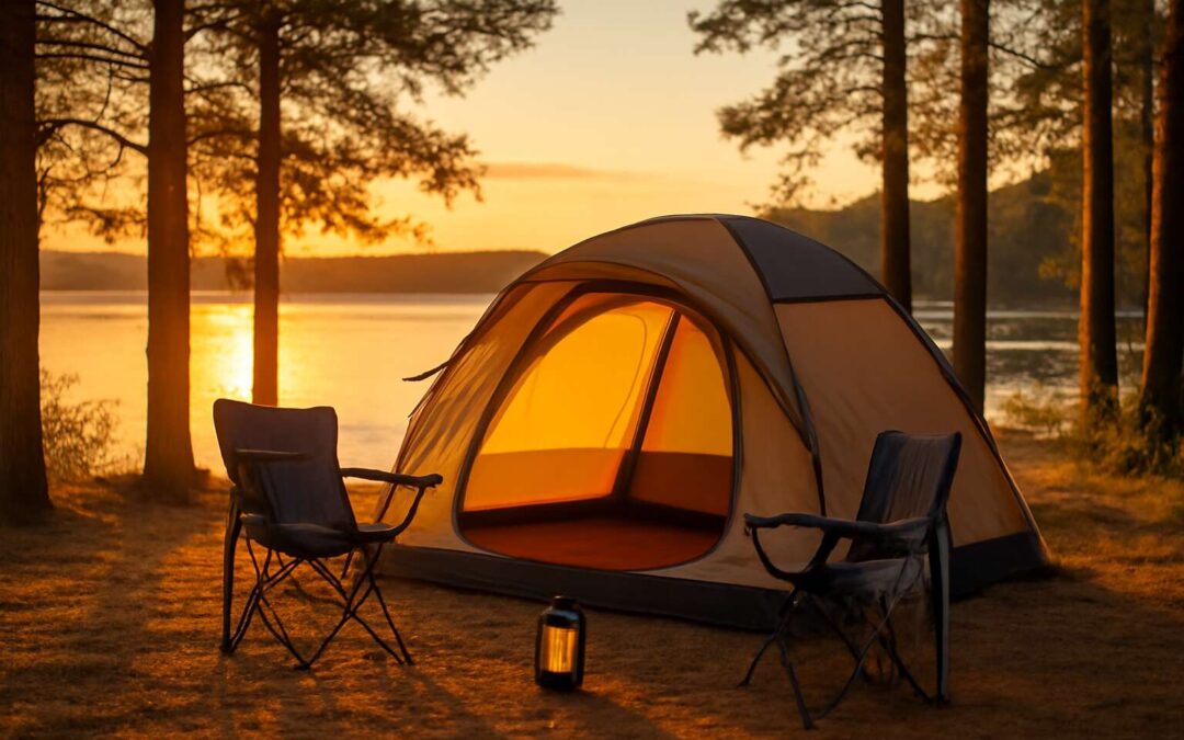 Discover camping tents with built-in LED lighting that turns camping into glow-on-the-go