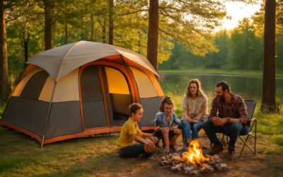 Top family adventures with best camping tents for families that are easy to set up