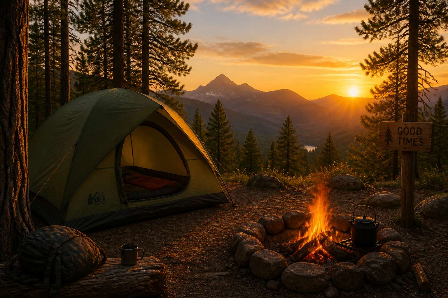 tent camping places near me